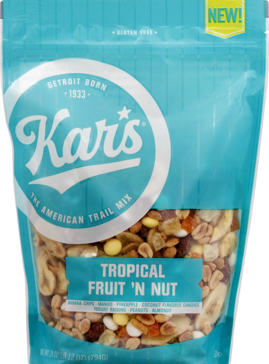 slide 7 of 9, Kar's Tropical Fruit 'N Nut, Trail Mix 28 oz, 28 oz