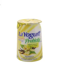 La Yogurt Yogurt, Lowfat, Blended, Probiotic Formula, Vanilla