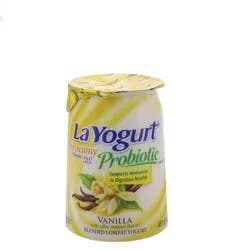 La Yogurt Yogurt, Lowfat, Blended, Probiotic Formula, Vanilla