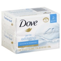 slide 1 of 1, Dove Gentle Exfoliating Bars, 2 ct