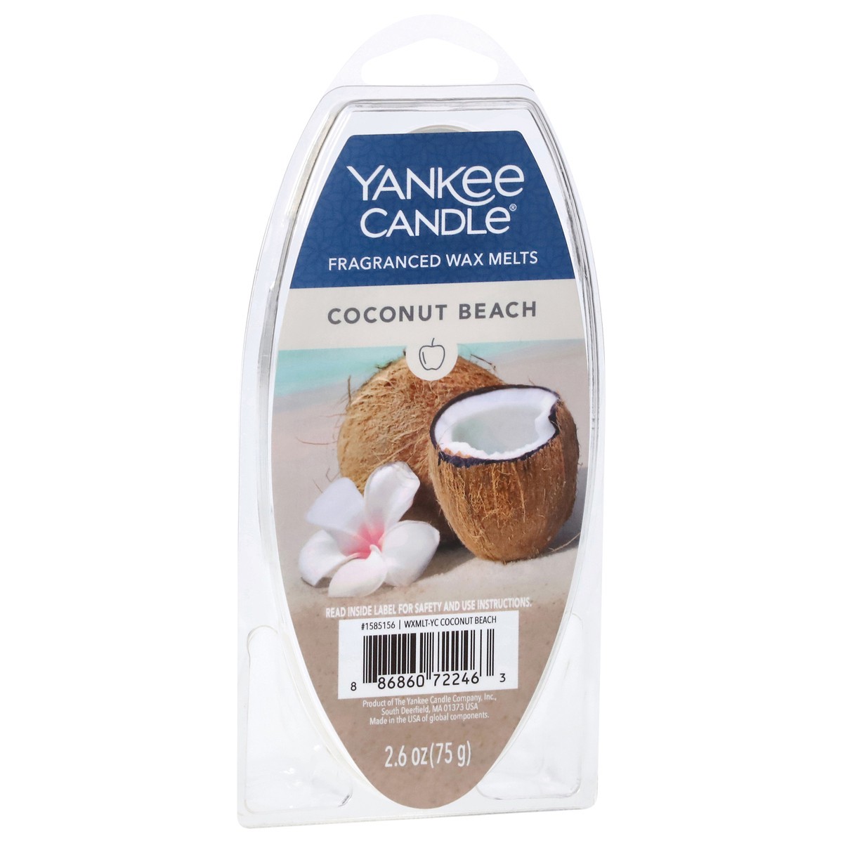 slide 2 of 9, Yankee Candle Fragranced Coconut Beach Wax Melts 2.6 oz, 2.6 oz