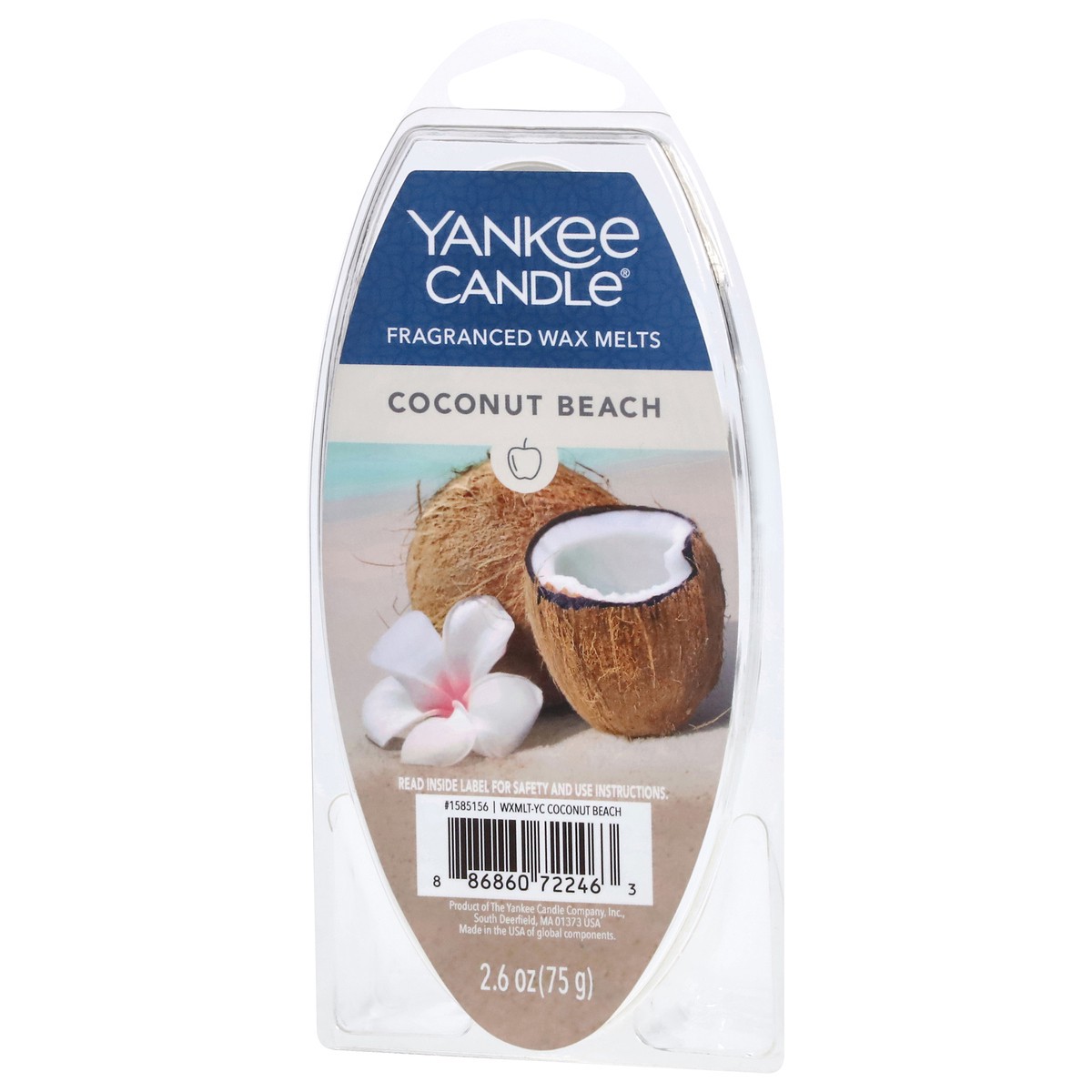 slide 8 of 9, Yankee Candle Fragranced Coconut Beach Wax Melts 2.6 oz, 2.6 oz