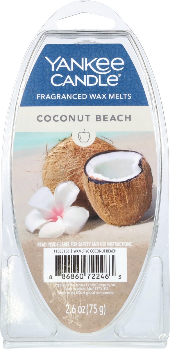 slide 6 of 9, Yankee Candle Fragranced Coconut Beach Wax Melts 2.6 oz, 2.6 oz