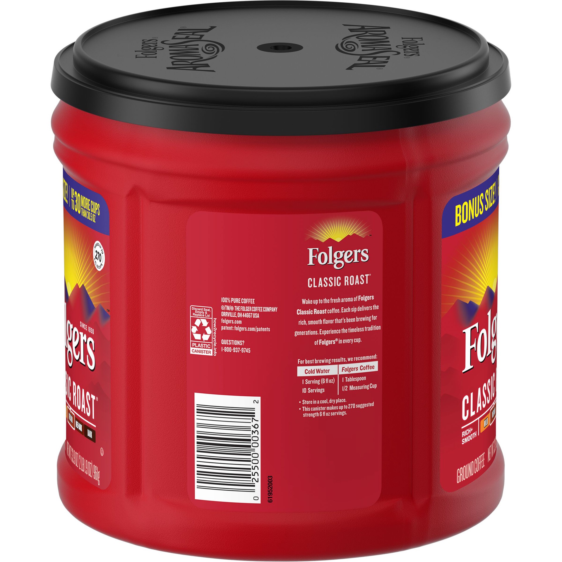 slide 4 of 4, Folgers Coffee - 30.5 oz, 30.5 oz