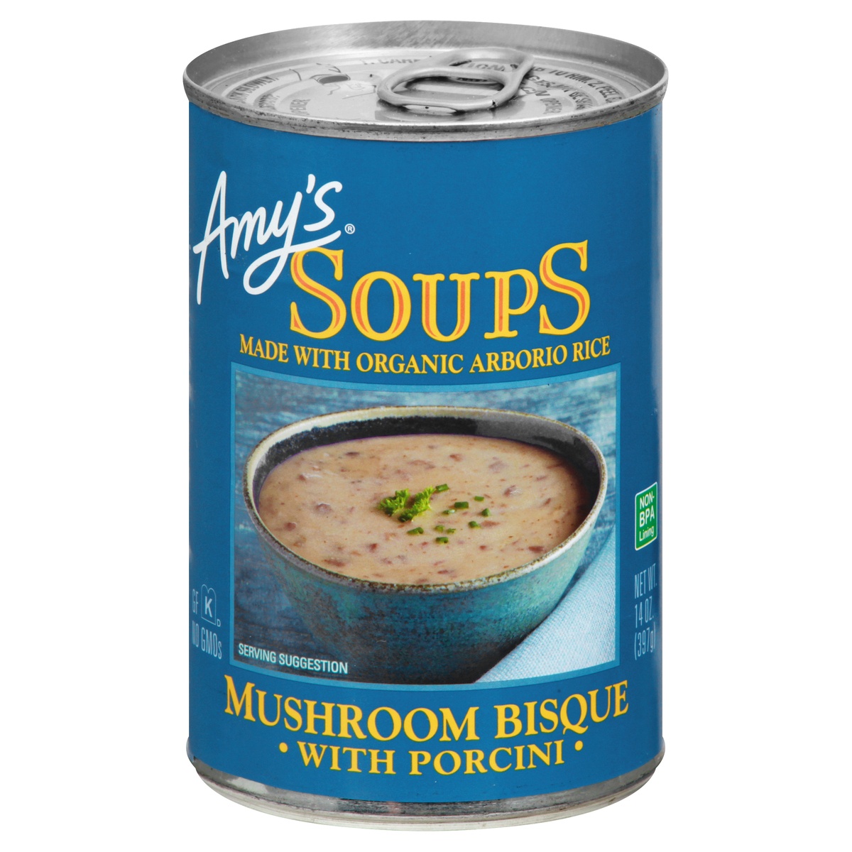 Amy's Mushroom Bisque with Porcini Soup 14 oz 14 oz Shipt