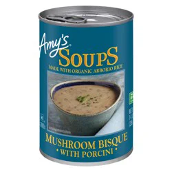 Amy's Kitchen Mushroom Bisque with Porcini Soup, 14 oz