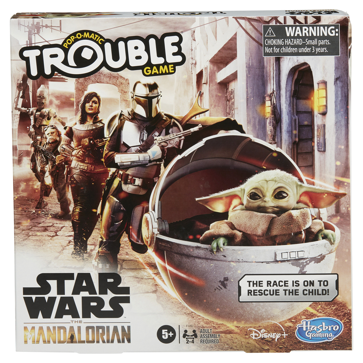 slide 1 of 1, Hasbro Trouble: Star Wars The Mandalorian Edition Board Game, 1 ct