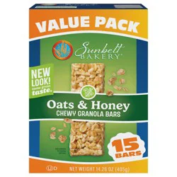 Sunbelt Bakery Value Pack Chewy Oats & Honey Granola Bars 15 bars 15 ea Box
