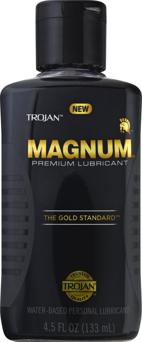 slide 1 of 5, Trojan Magnum Premium Lubricant 4.5 oz, 4.5 fl oz