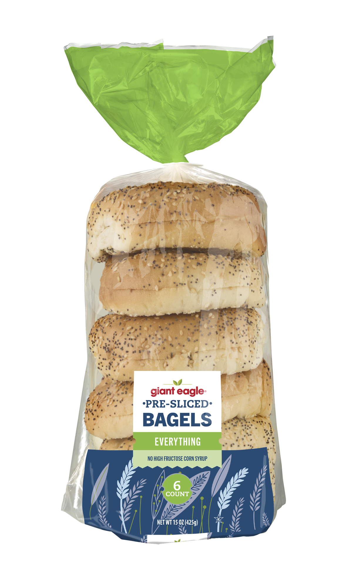 slide 1 of 1, Ge Everything Bagel 6ct, 6 ct