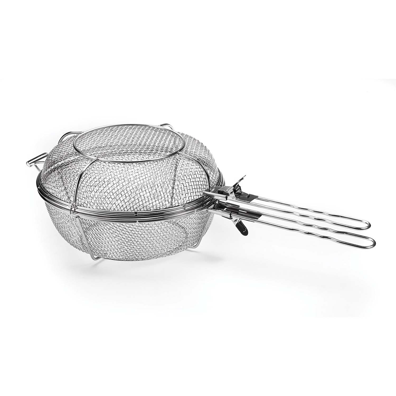 slide 1 of 1, Fox Run Stainless Steel 3 in 1 Chef Basket, 3 in