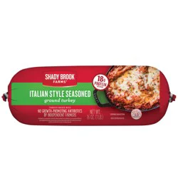 Shady Brook Farms Italian Style Seasoned Ground Turkey Roll, 1 lb.