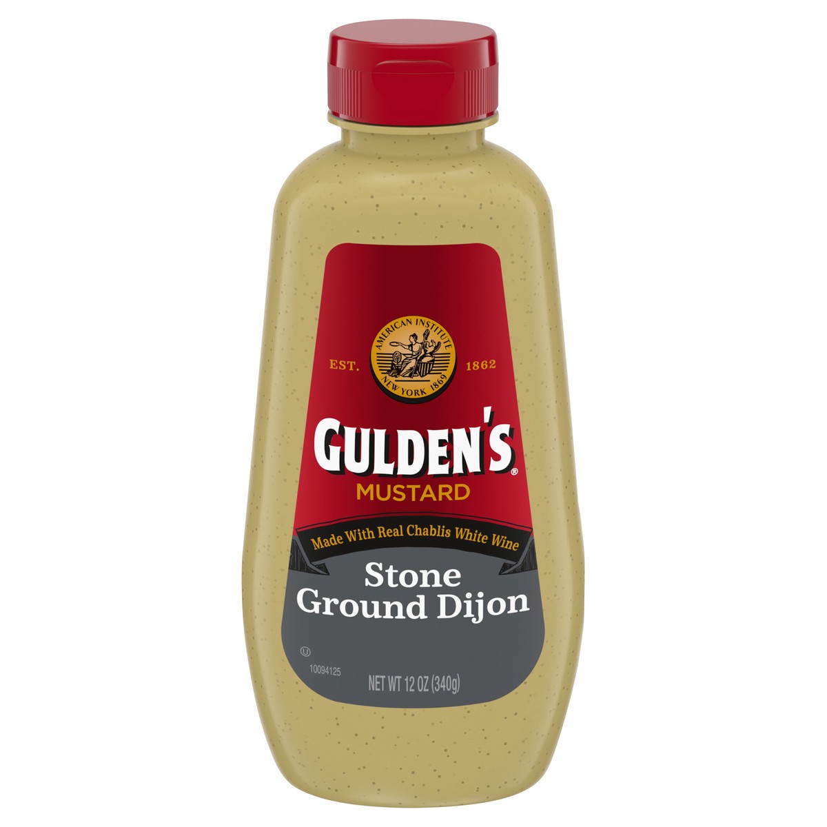slide 1 of 4, Gulden's Stone Ground Dijon Mustard, 12 oz., 12 oz