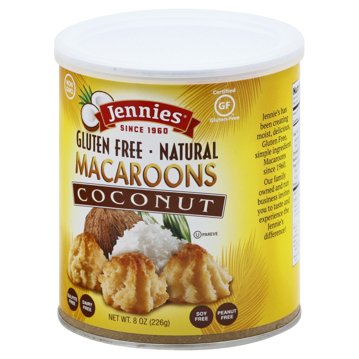 slide 3 of 9, Jennie's Gluten Free Coconut Macaroons 8 oz, 8 oz