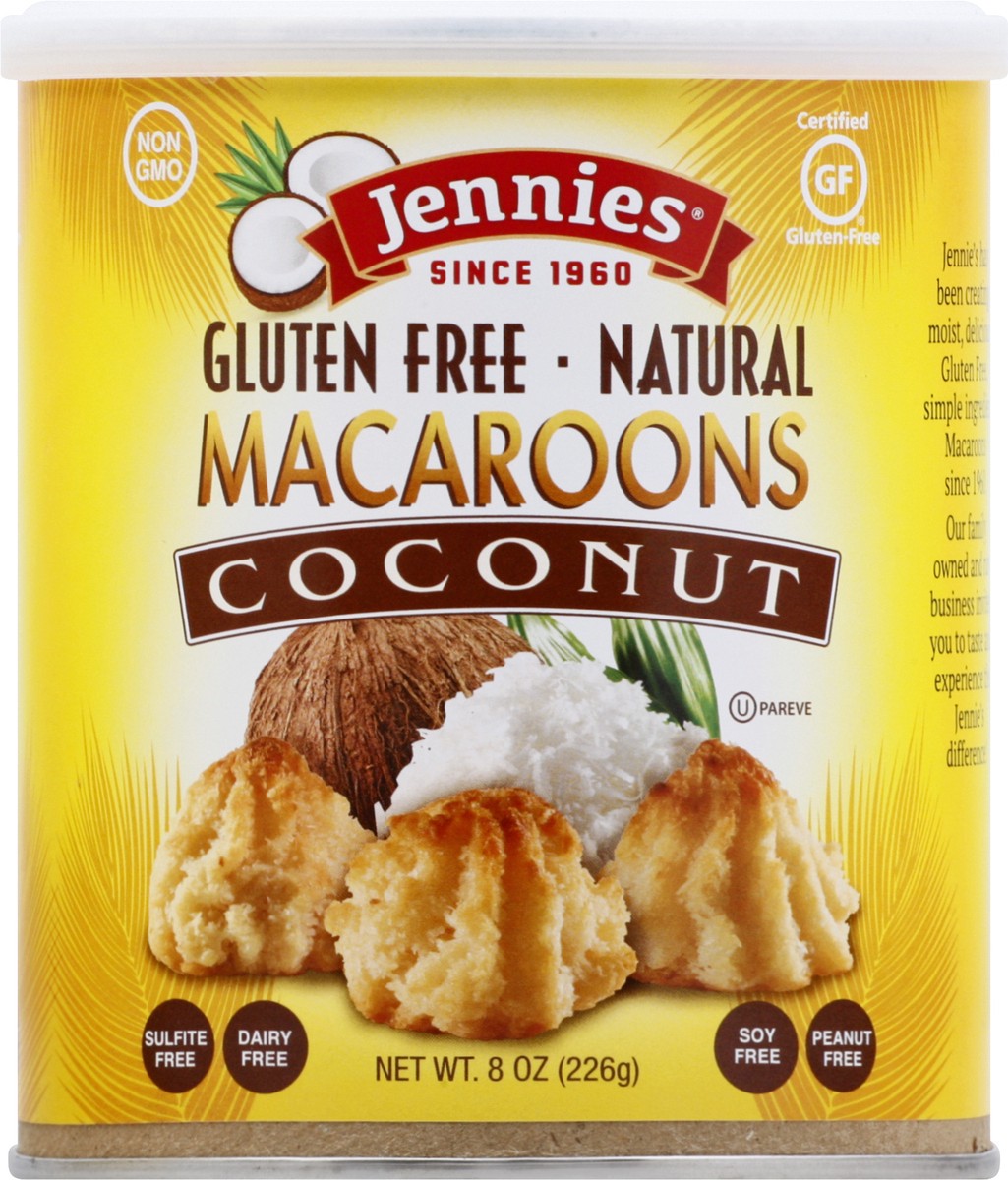 slide 1 of 9, Jennie's Gluten Free Coconut Macaroons 8 oz, 8 oz