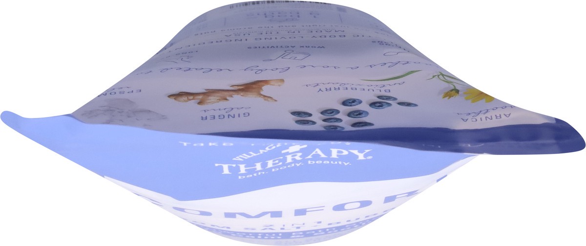 slide 9 of 13, Village Naturals Therapy Comfort 2 in 1 Epsom Salt + Bubbles Blueberry Citrus Bath Soak 36 oz, 36 oz