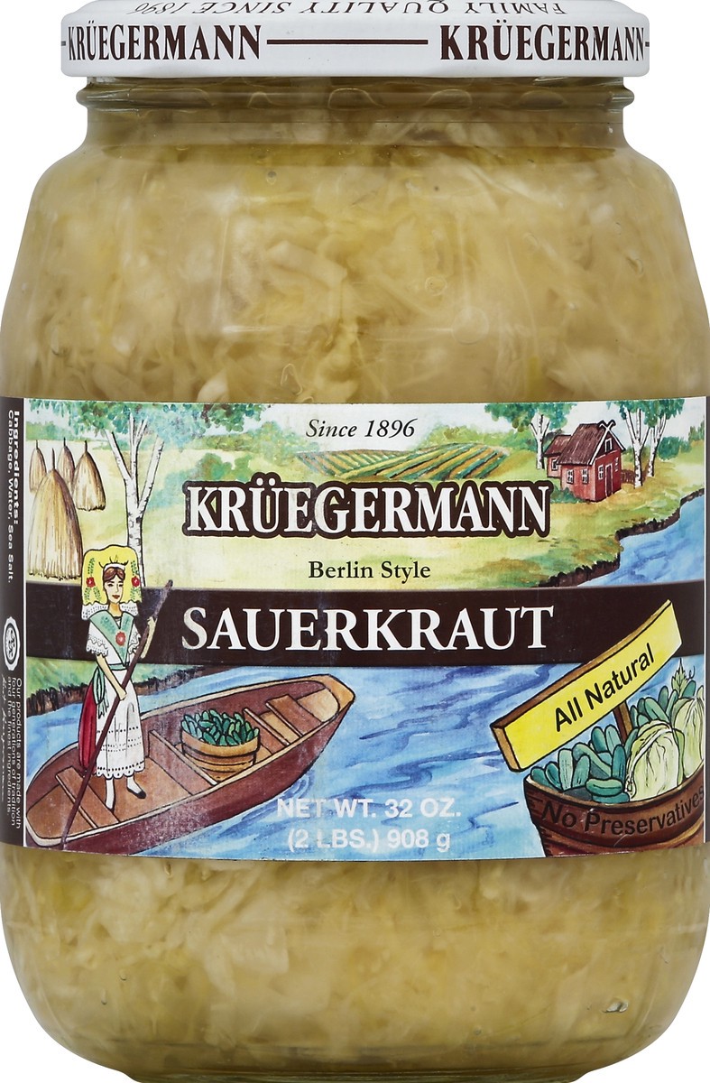 slide 2 of 2, Kruegermann Sauerkraut 32 oz, 32 oz