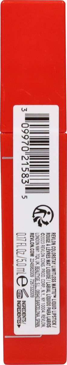 slide 10 of 12, Colorstay Limitless Matte Hot Take 009 Liquid Lipstick 0.17 fl oz, 0.17 fl oz