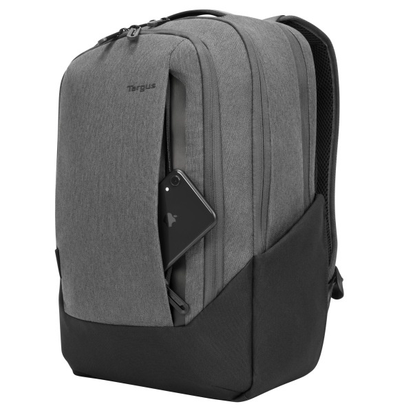 slide 4 of 10, Targus Cypress Hero Ecosmart Backpack With 15.6'' Laptop Pocket, Light Gray, 1 ct