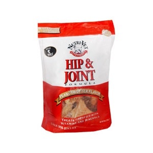 slide 1 of 1, Nutri-Vet Hip And Joint Large Dog Biscuits Peanut Butter Flavor, 48 oz