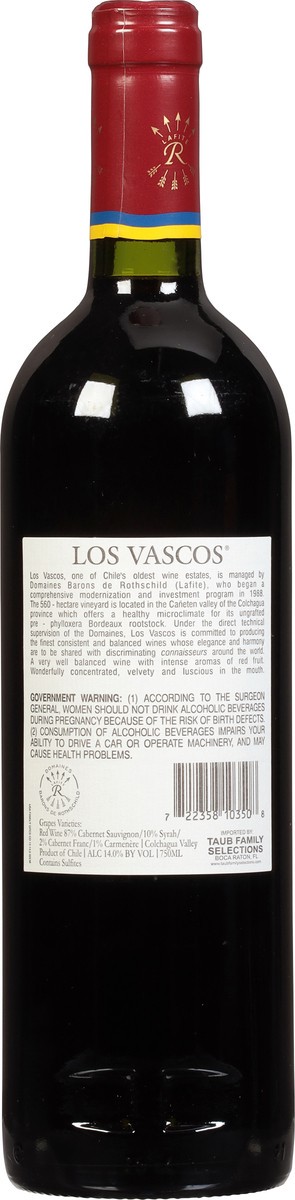 slide 3 of 9, Domaines Barons de Rothschild Grande Reserve Los Vascos 750 ml, 750 ml