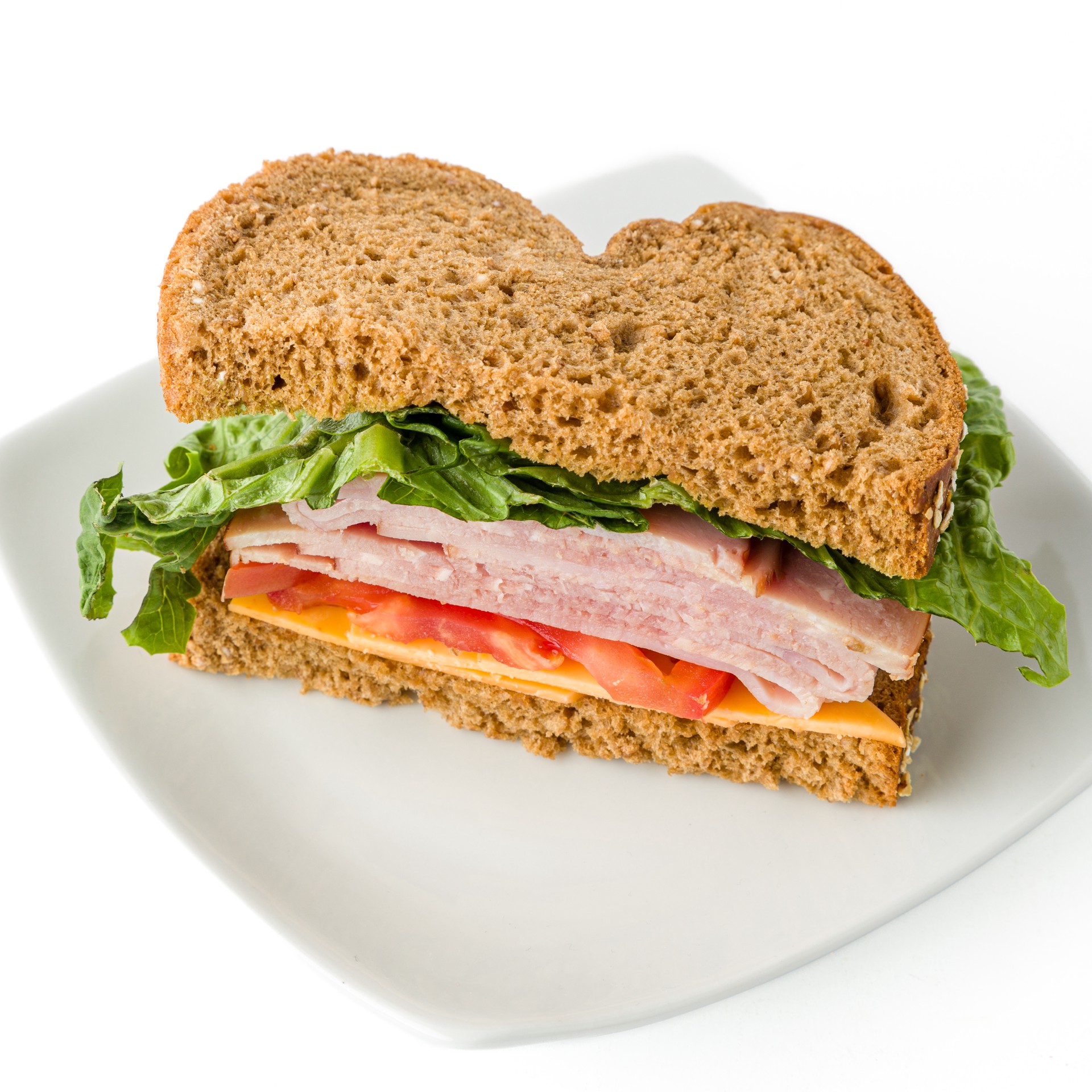slide 1 of 1, Boars Head Bh Ham&cheddar On Multi Grain, per lb