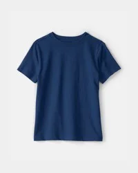 Carters Kid Solid T-Shirt - Blue Navy S