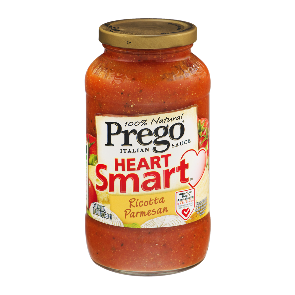 slide 1 of 6, Prego Heart Smart 100% Natural Italian Sauce Ricotta Parmesan, 1 ct