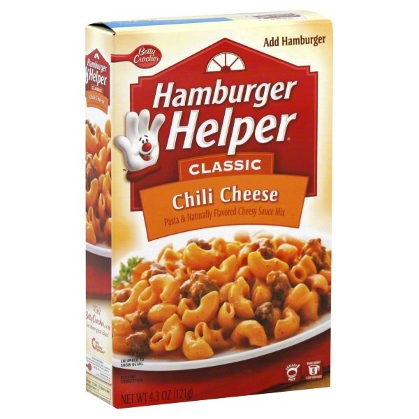 slide 1 of 4, Hamburger Helper Chili Cheese 4.3 oz, 4.3 oz