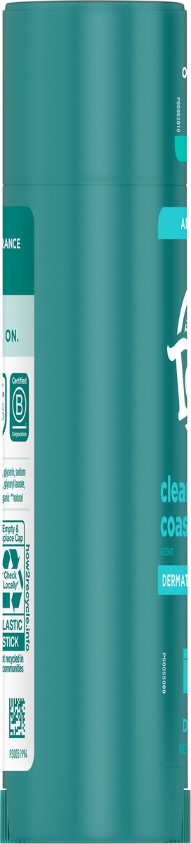 slide 9 of 10, Tom's Tom’s of Maine Clean Coast Natural Deodorant, Aluminum Free, Clear Application, Odor & Wetness Protection, Naturally Derived Ingredients, 3.25 Oz., 3.25 oz