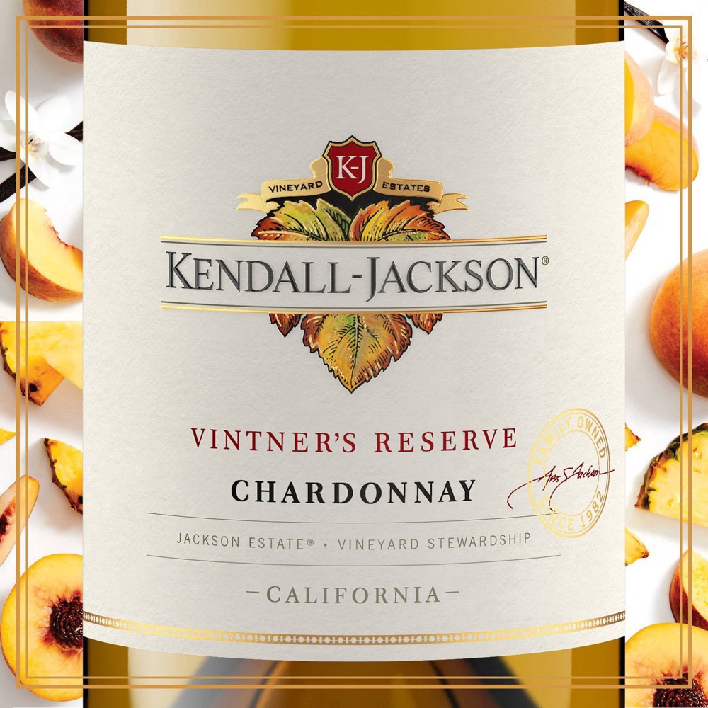 slide 4 of 58, Kendall-Jackson Vintner's Reserve Chardonnay White Wine, 750ml, 750 ml