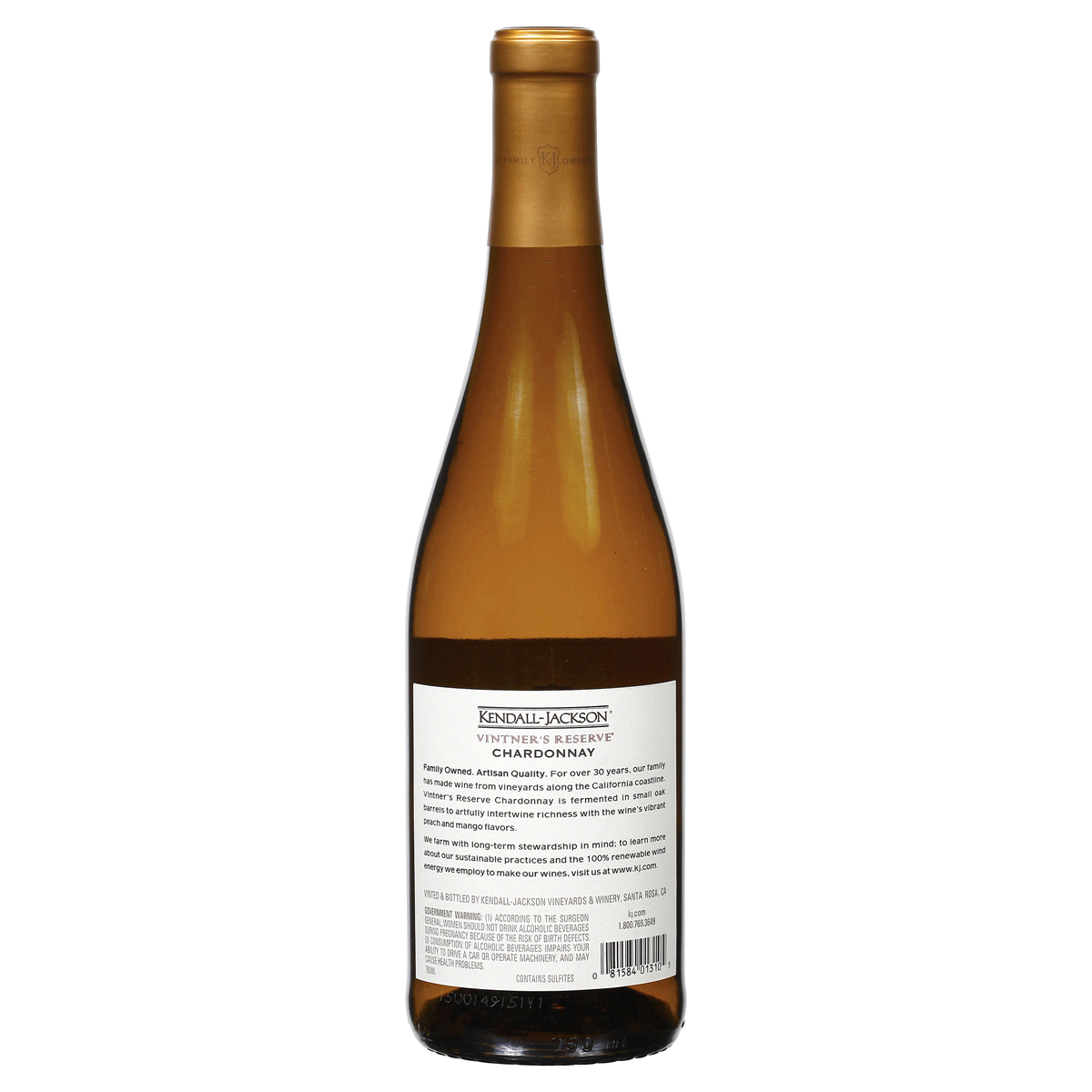 slide 58 of 58, Kendall-Jackson Vintner's Reserve Chardonnay White Wine, 750ml, 750 ml