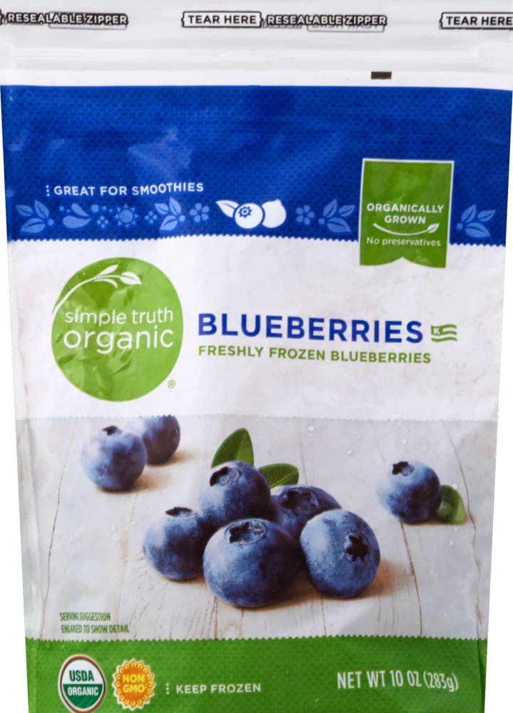 slide 1 of 4, Simple Truth Organic Blueberries, 10 oz