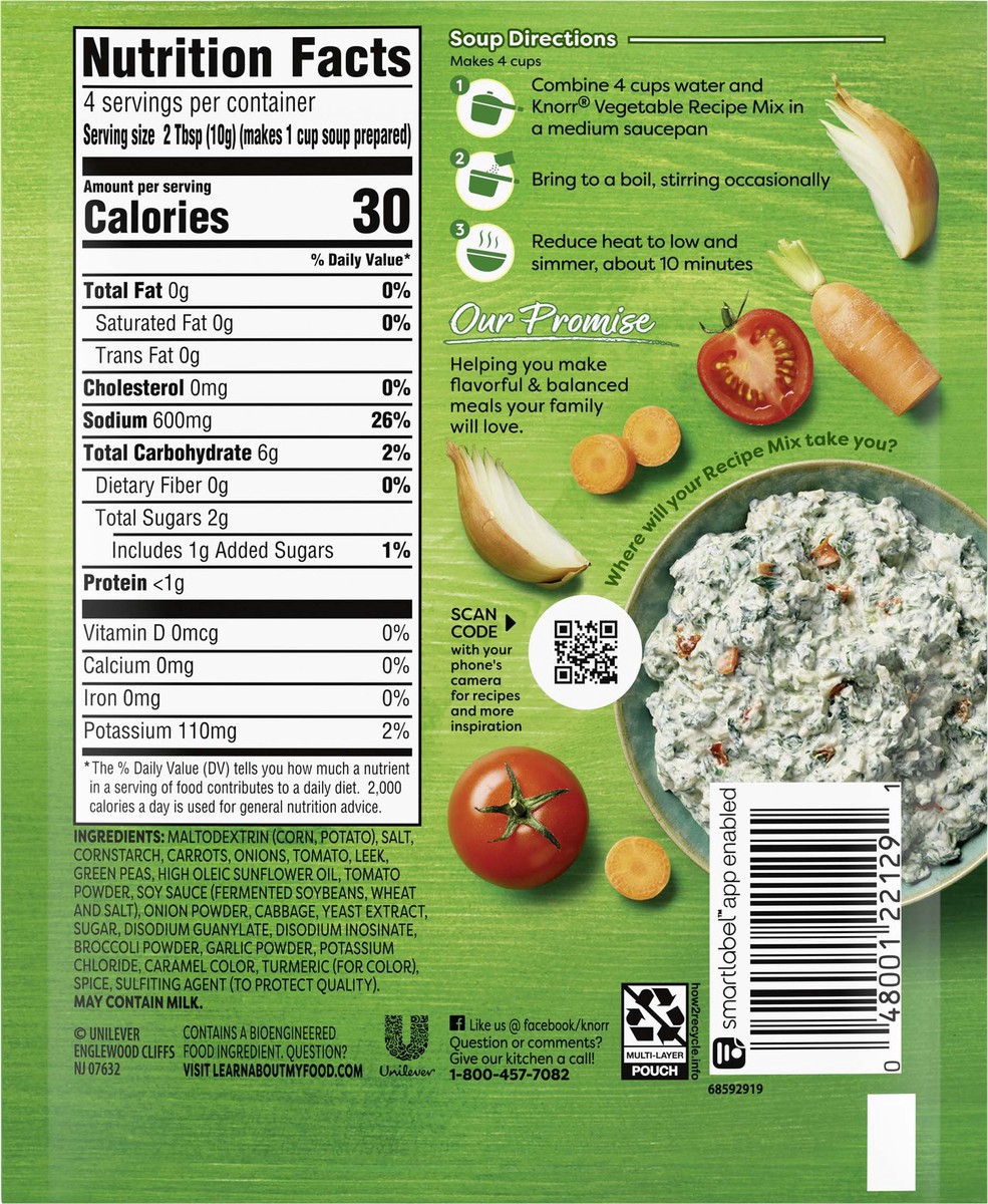 slide 6 of 8, Knorr Vegetable Recipe Mix 1.4 oz, 1.4 oz