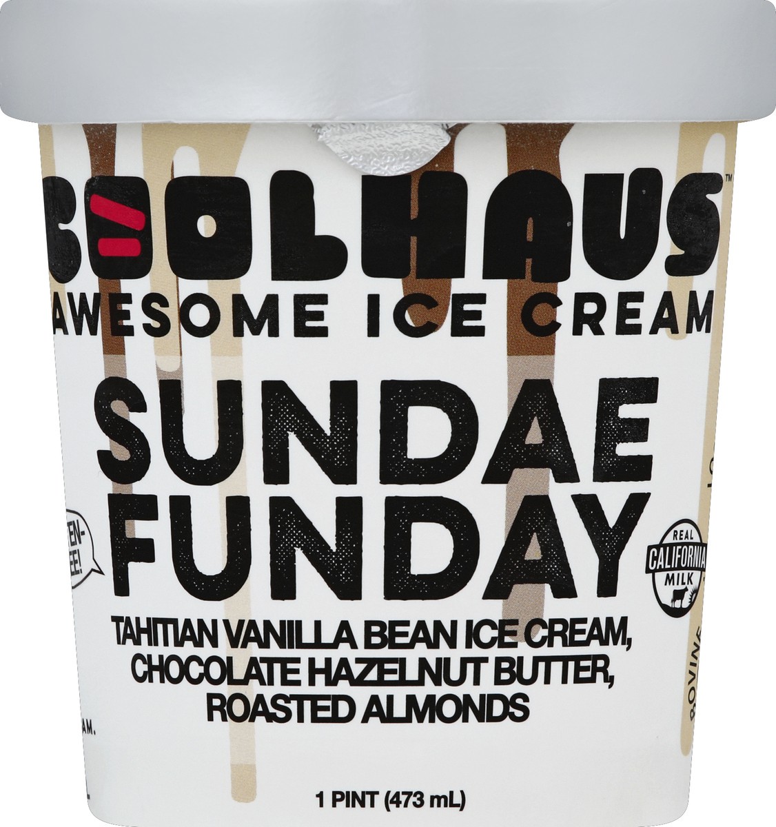 slide 3 of 3, Coolhaus Sundae Funday Ice Cream, 1 pint