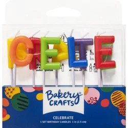 Culpitt Celebrate Letters Cake Candles