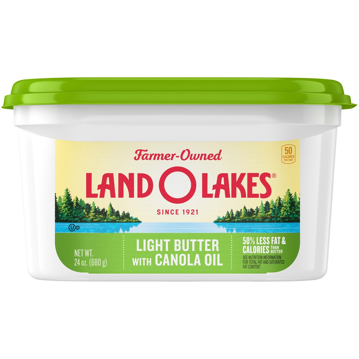 slide 10 of 11, Land O'Lakes Light Butter with Canola Oil, 24 oz