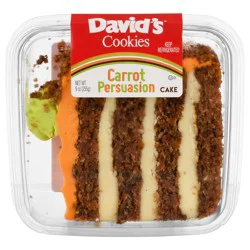 David's Cookies Carrot Persuasion Cake 9 oz