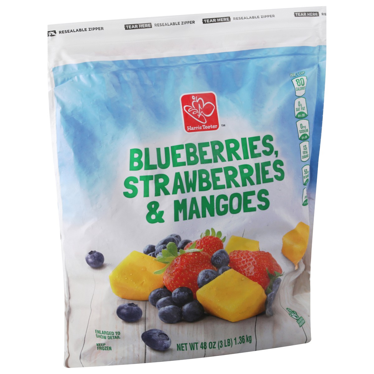 slide 2 of 9, Harris Teeter Mango,Blubry,Strwbry, 1 ct