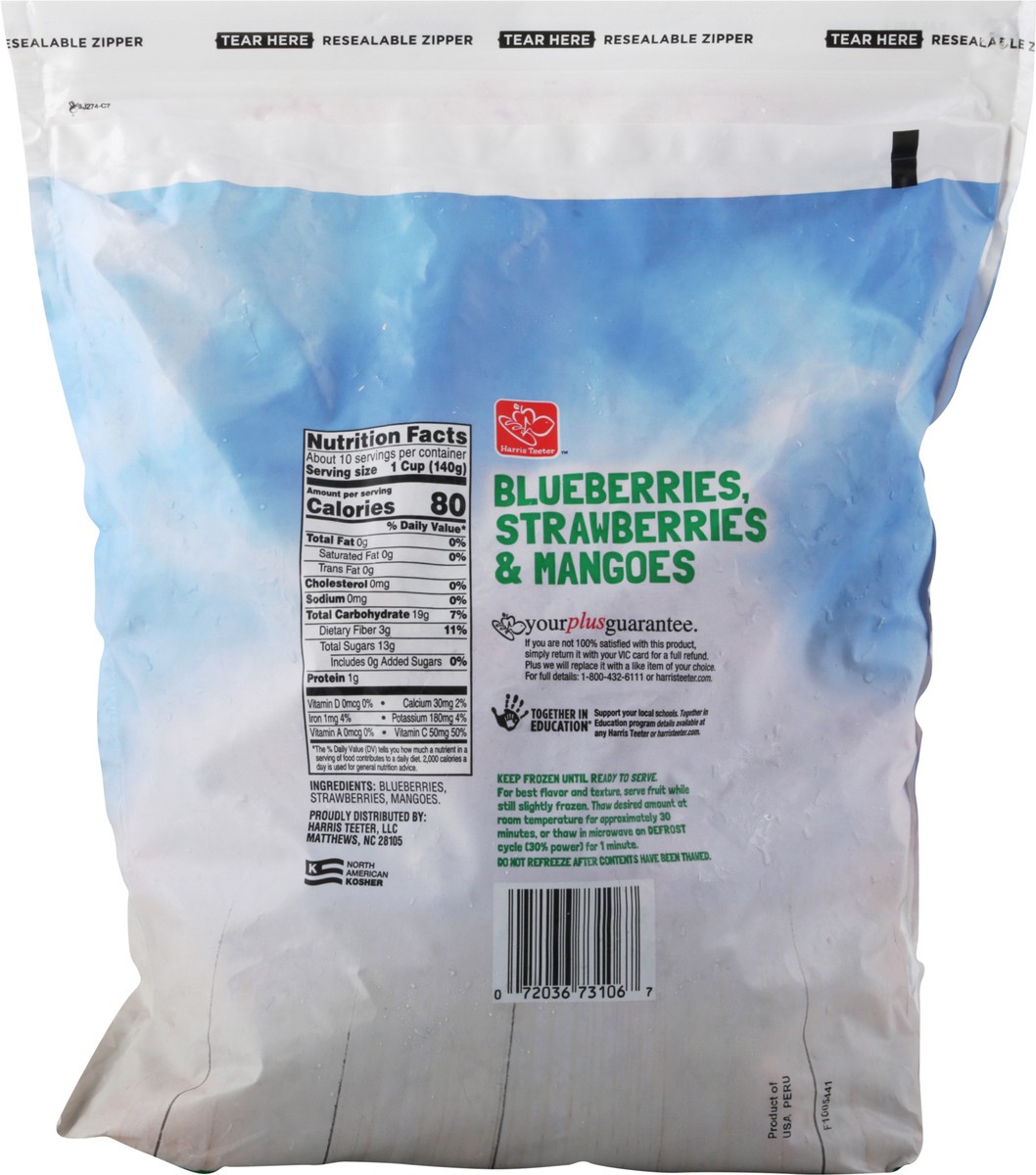 slide 6 of 9, Harris Teeter Mango,Blubry,Strwbry, 1 ct