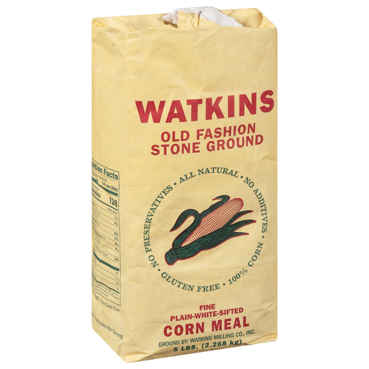 slide 11 of 13, Watkins Plain-White-Sifted Fine Old Fashion Stone Ground Corn Meal 5 lb, 5 lb