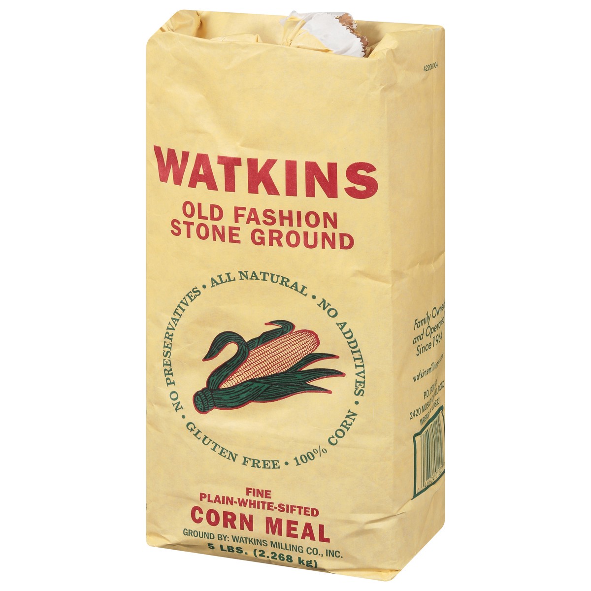 slide 6 of 13, Watkins Plain-White-Sifted Fine Old Fashion Stone Ground Corn Meal 5 lb, 5 lb