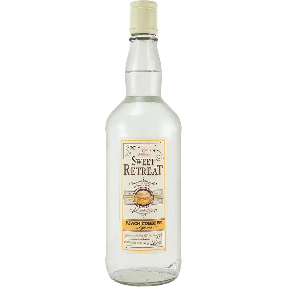 slide 1 of 1, Sweet Retreat Peachcobbler Liqueur, 750 ml