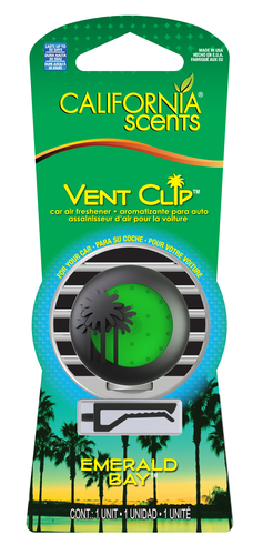 slide 1 of 1, California Scents Emerald Bay Vent Clip Air Freshener, 1 ct