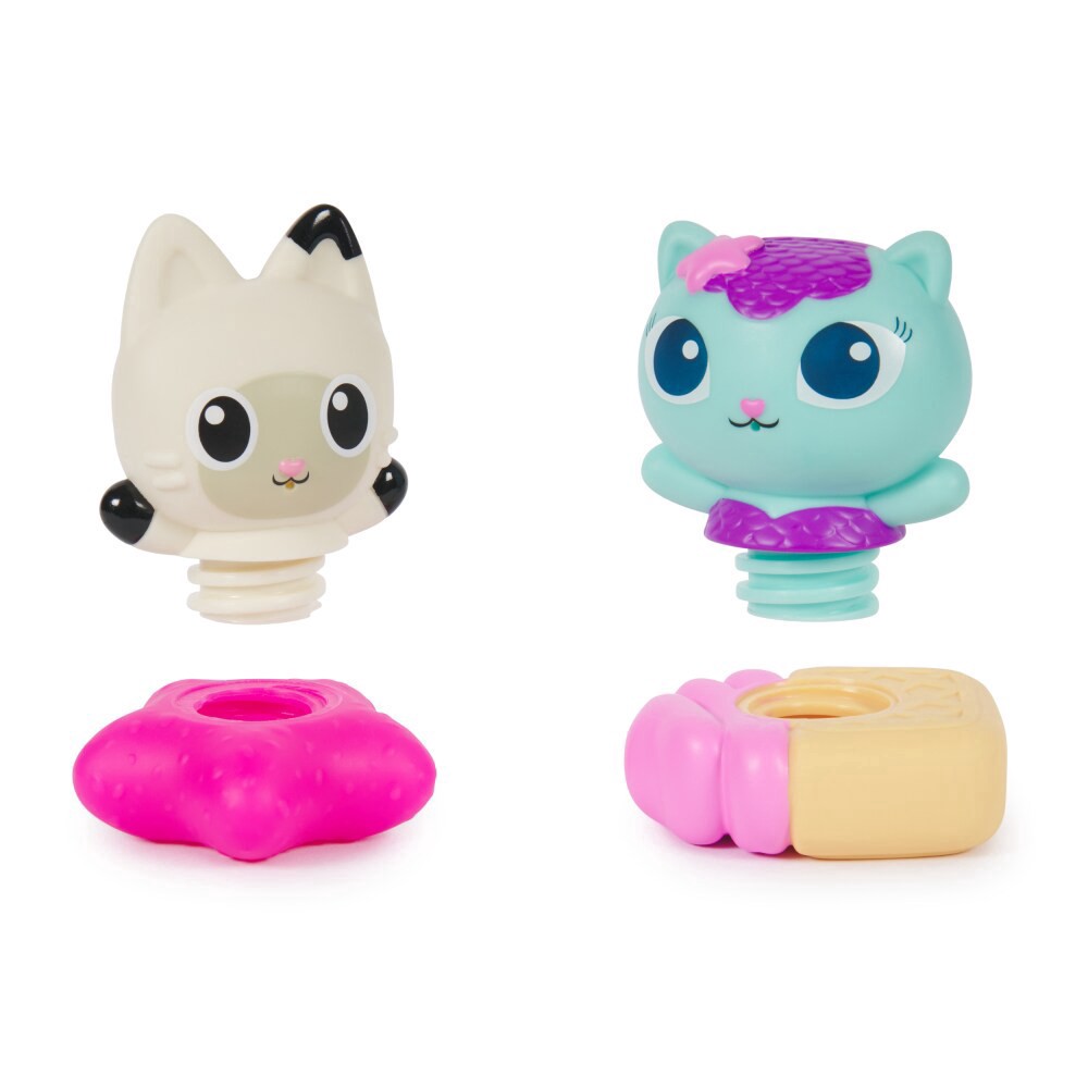 slide 4 of 5, Gabby's Dollhouse Gabby Girl Cat Bath Squirters, 4 ct