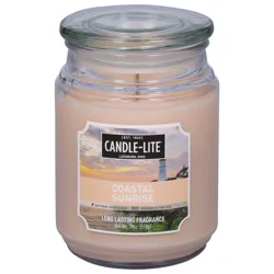 Candle Lite Limited Edition Coastal Sunrise Candle 18 Ounces
