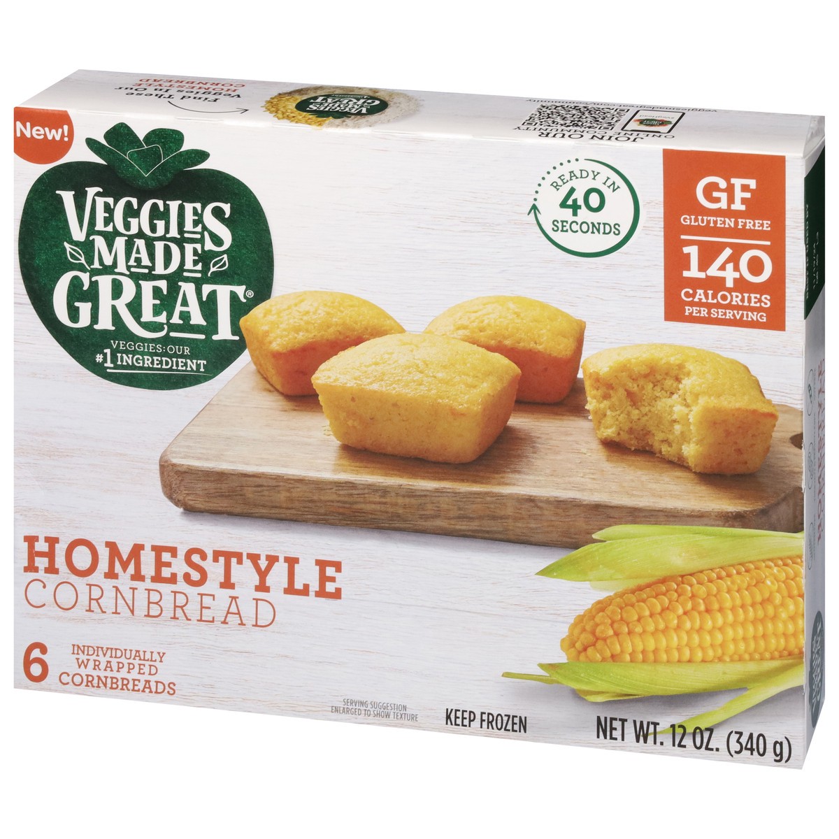 slide 15 of 16, Veggies Made Great Homestyle Cornbread 6 ea, 6 ct