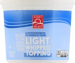 Sunny Select Light Whipped Topping 16 oz