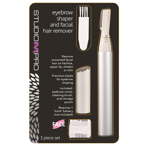 slide 1 of 1, Studio M EyeBrow Shaper and Facial Hair Remover, 1 ct