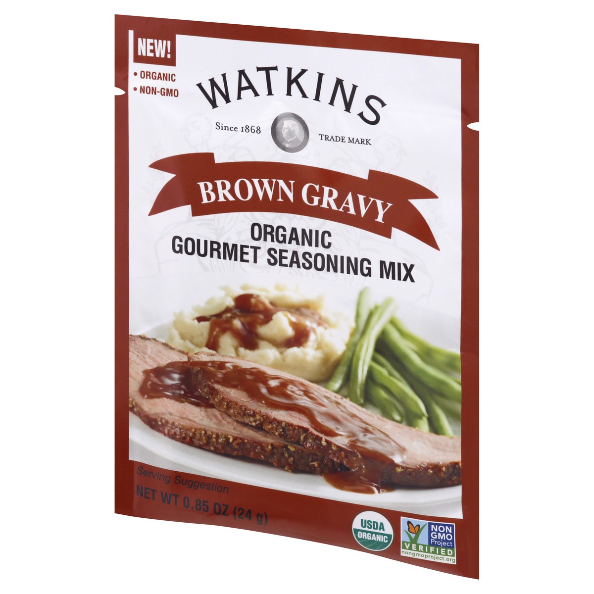 slide 2 of 9, Watkins Organic Brown Gravy 0.85 oz, 0.85 oz